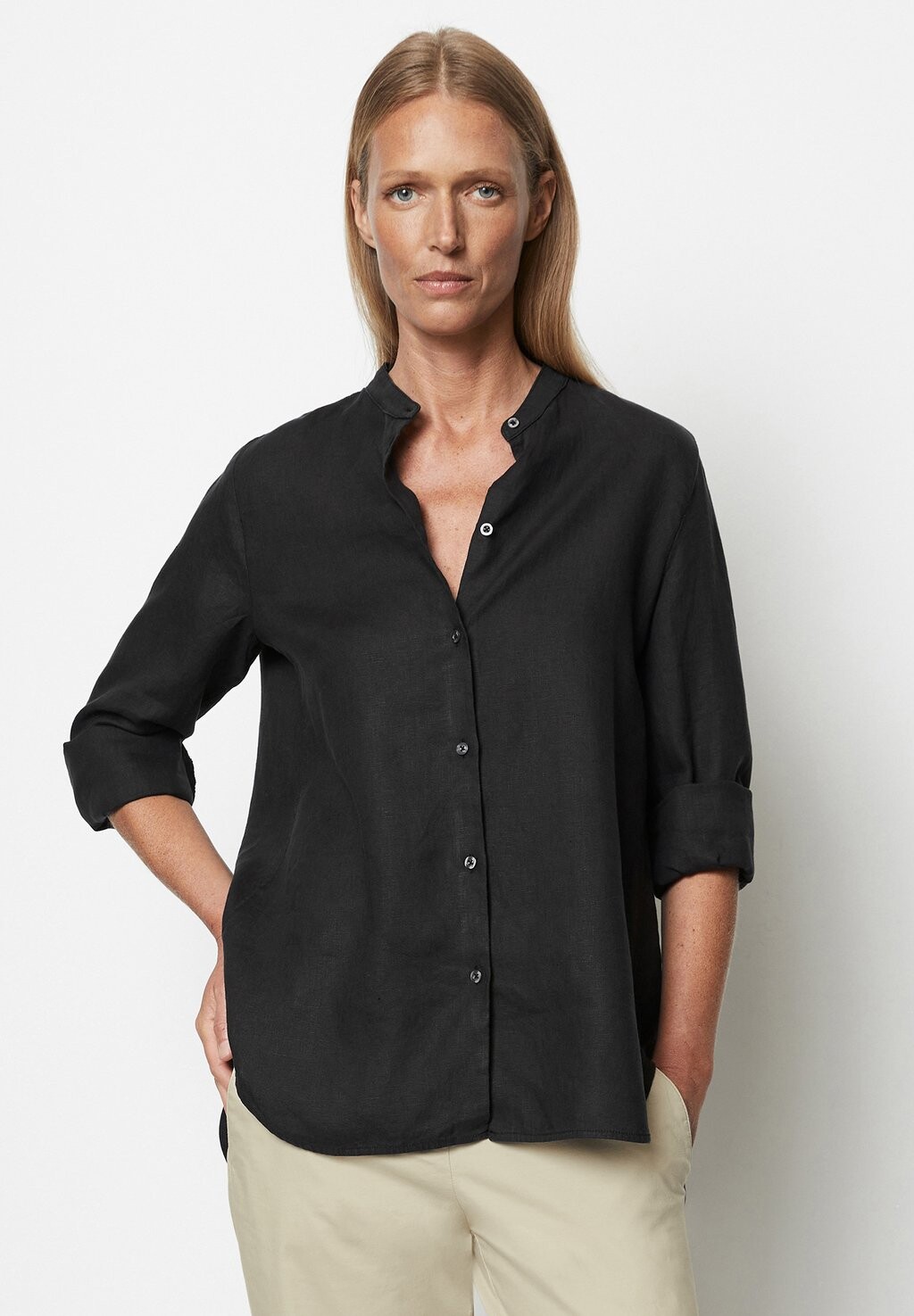 

Блузка-рубашка AUS QUALITÄT Marc O'Polo, цвет black