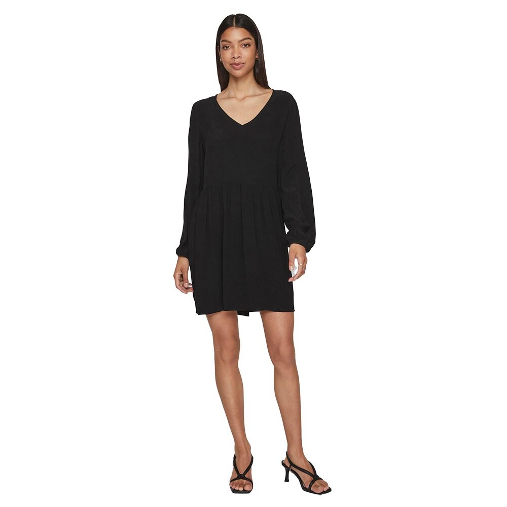 

Короткое платье Vila Fini Long Sleeve, черный