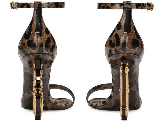 

Босоножки Baroque из полированной телячьей кожи Dolce & Gabbana