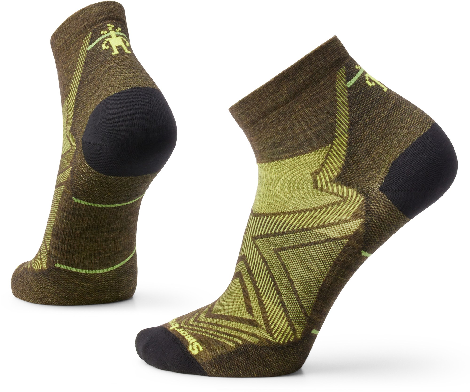 Носки Performance Run Zero Cushion до щиколотки — мужские Smartwool, зеленый обувь run zero cushion с принтом омбре на низкой щиколотке smartwool цвет capri