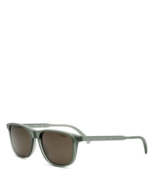 

Прямоугольные солнцезащитные очки InDior S3I, 56 мм DIOR, цвет Green