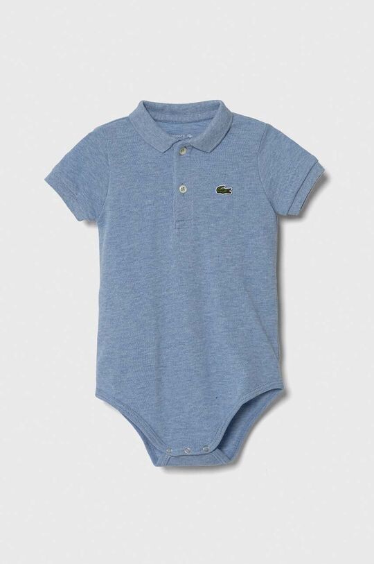

Хлопковое боди для новорожденных Lacoste, синий