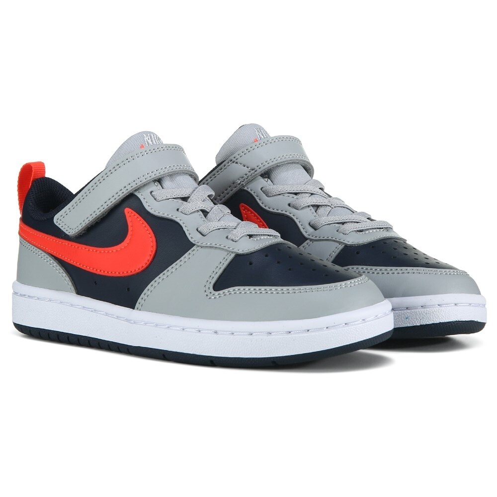 

Детские низкие кеды Court Borough Recraft Little Kid Nike, серый