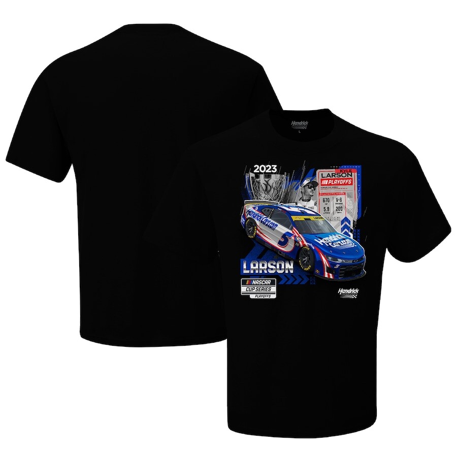 

Футболка с коротким рукавом Hendrick Motorsports Team Collection Kyle Larson, черный