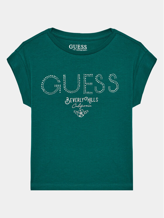 

Футболка стандартного кроя Guess, зеленый