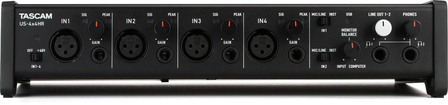 

USB-аудиоинтерфейс TASCAM US-4x4HR