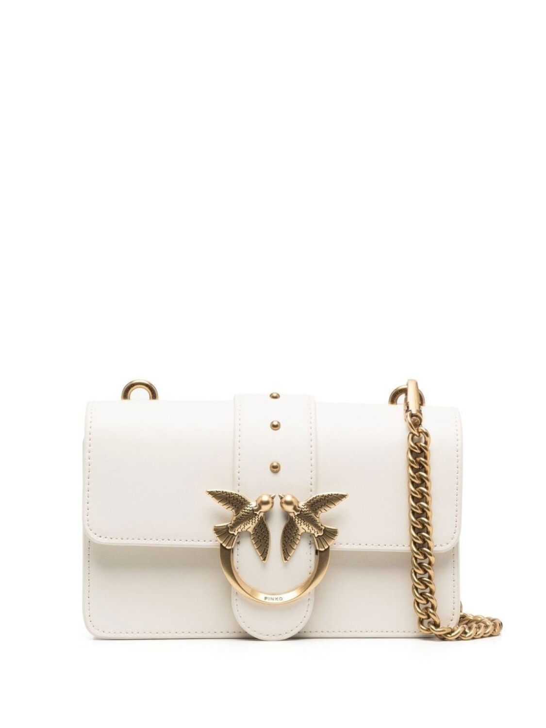 

PINKO сумка через плечо Love Icon, нейтральный цвет
