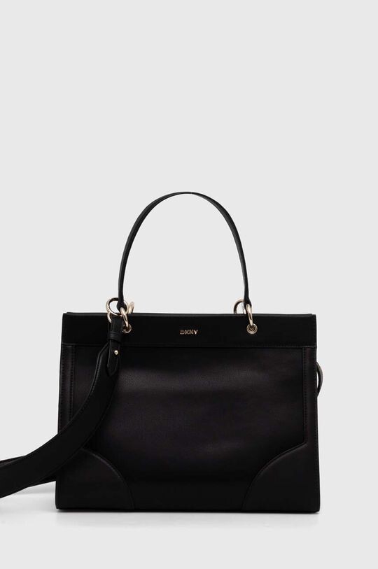 

Кожаная сумочка DKNY, черный