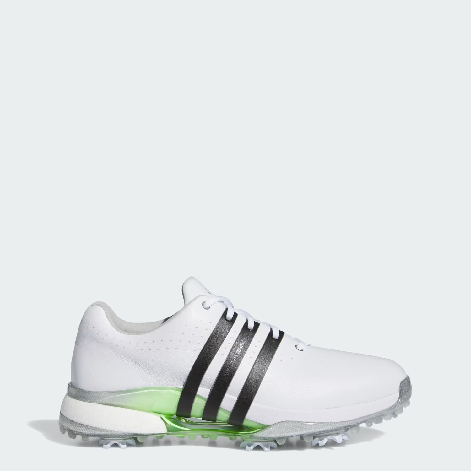 

Обувь для гольфа Tour360 24 Adidas, цвет Cloud White/Core Black/Green Spark