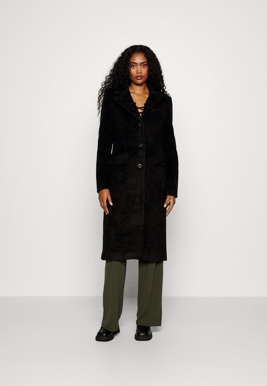 

Пальто Vero Moda VMFRISCO LONG COAT, черный