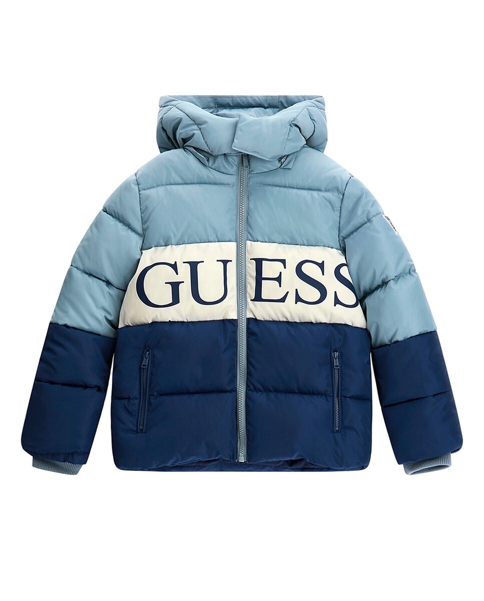 

Пальто Nile с капюшоном и длинными рукавами Guess, серый