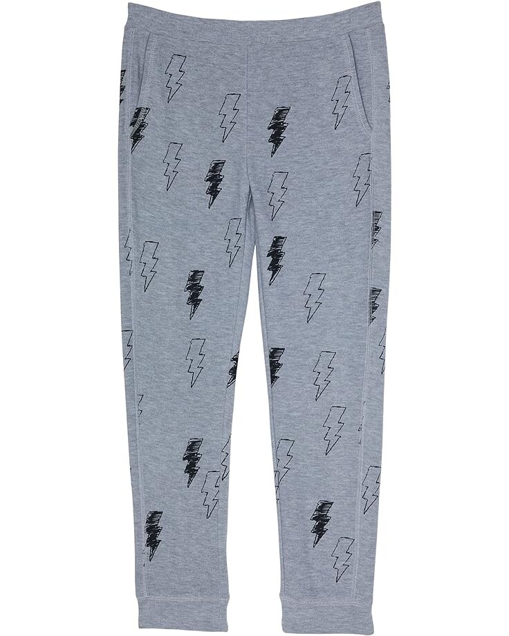 

Брюки Chaser Scribble Bolt Pants RPET Cozy Knit Beach Joggers, цвет Heather Grey
