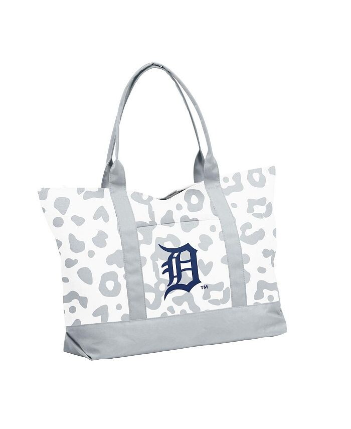 

Женская сумка-тоут с леопардовым узором Detroit Tigers Logo Brands, белый