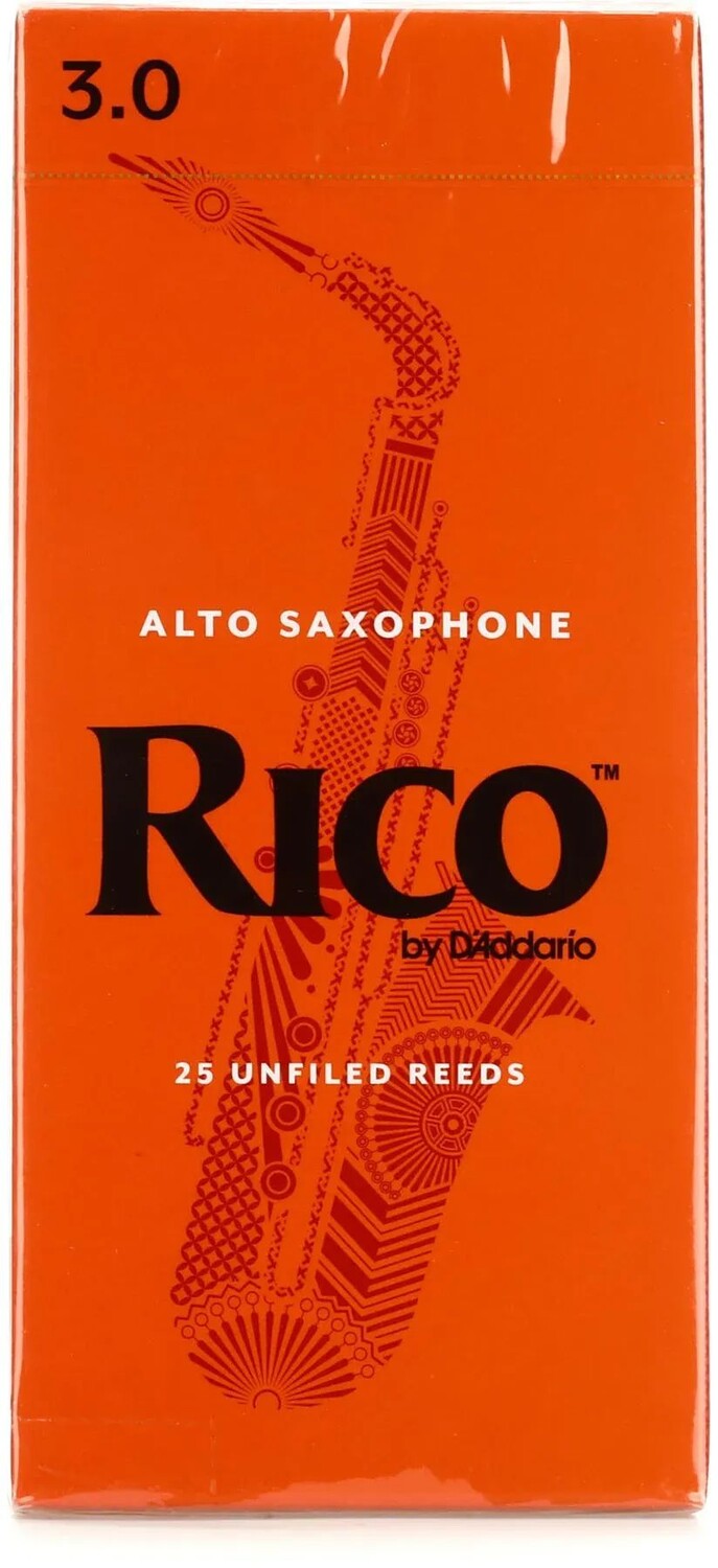 

D'Addario RIA2530 — трости для саксофона альт Rico — 3,0 (25 шт.)