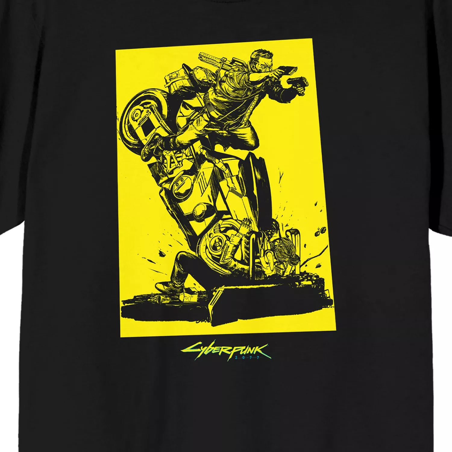 Мужская футболка CyberPunk 2077 Key Art Licensed Character мужская футболка cyberpunk 2077 building licensed character