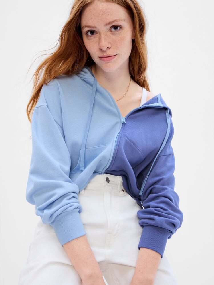 

Двухцветная толстовка Gap, синий