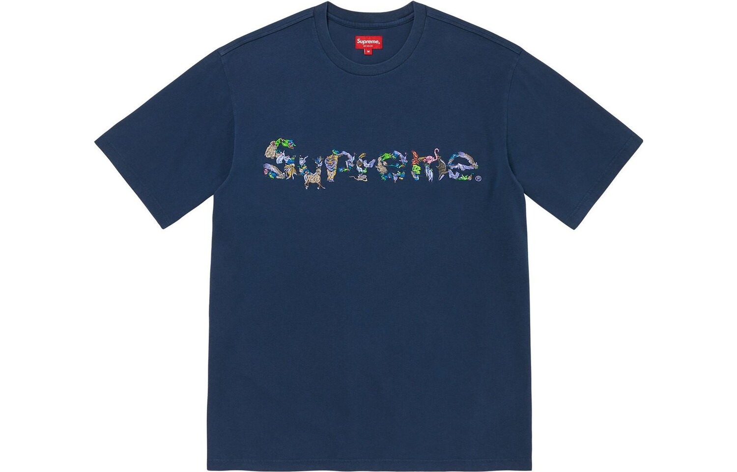 

SS23 Неделя 12 Футболка унисекс Supreme, темно-синий