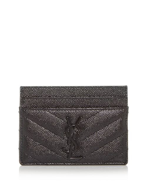 

Кассандра Мателасс&;eacute; Дело карты Saint Laurent, цвет Black