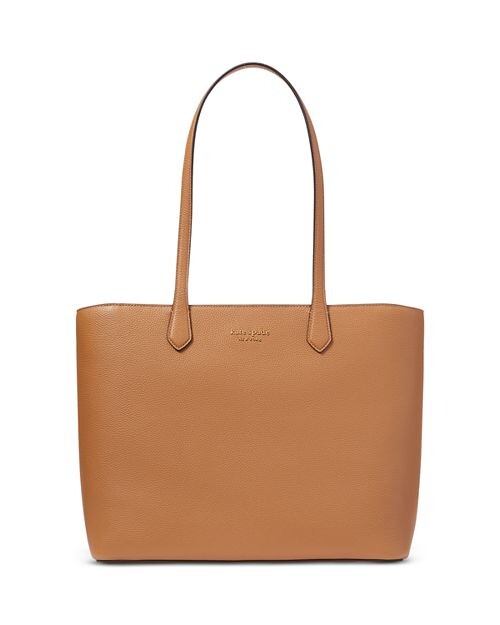

Большая сумка-тоут Veronica из шагреневой кожи kate spade new york, цвет Tan/Beige