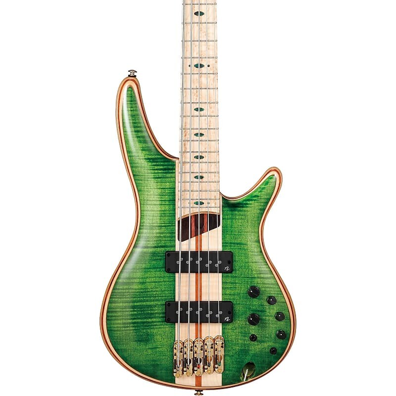 

Басс гитара Ibanez SR5FMDXEGL SR Premium 5-Str Electric Bass w/Bag - Emerald Green Low Gloss