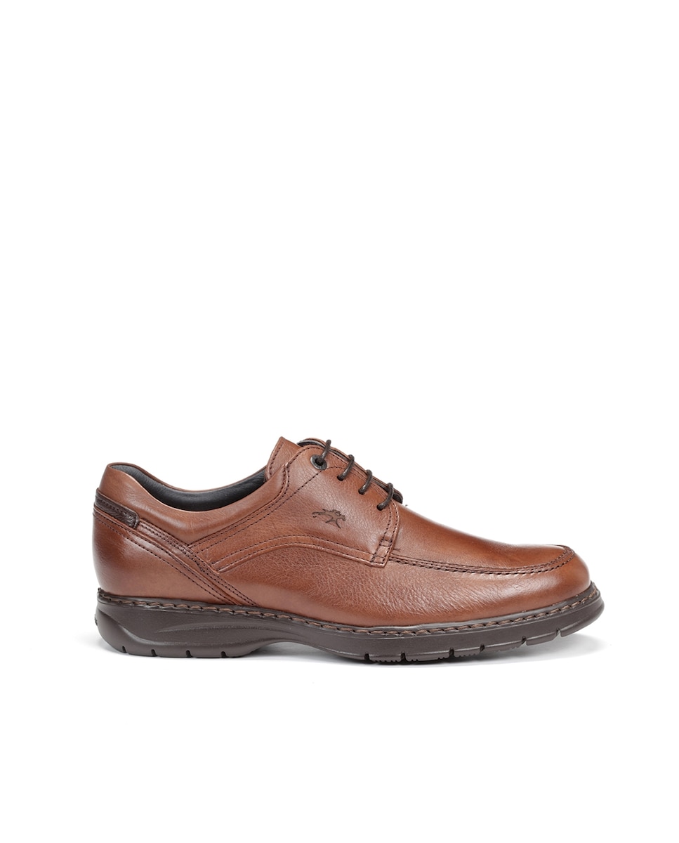 цена Мужские туфли на шнуровке коричневого цвета из кожи Fluchos, коричневый