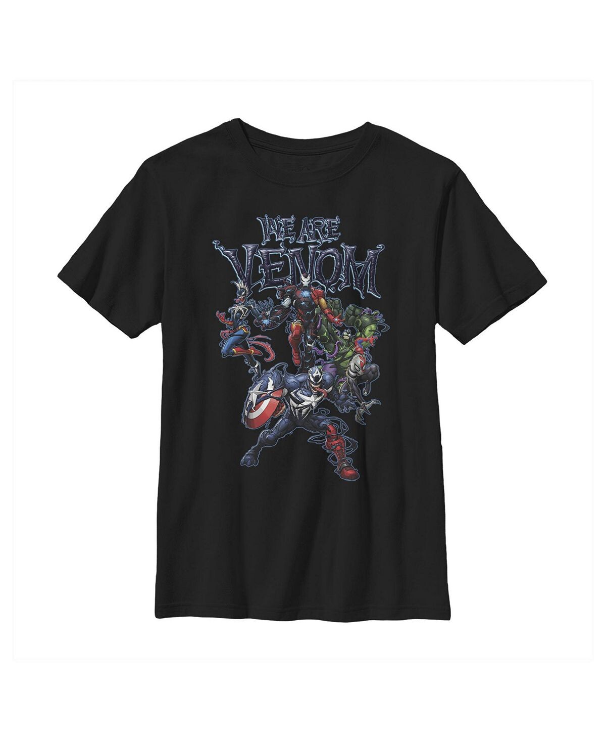 

Детская футболка We Are Venom с изображением зверинца для мальчиков Marvel