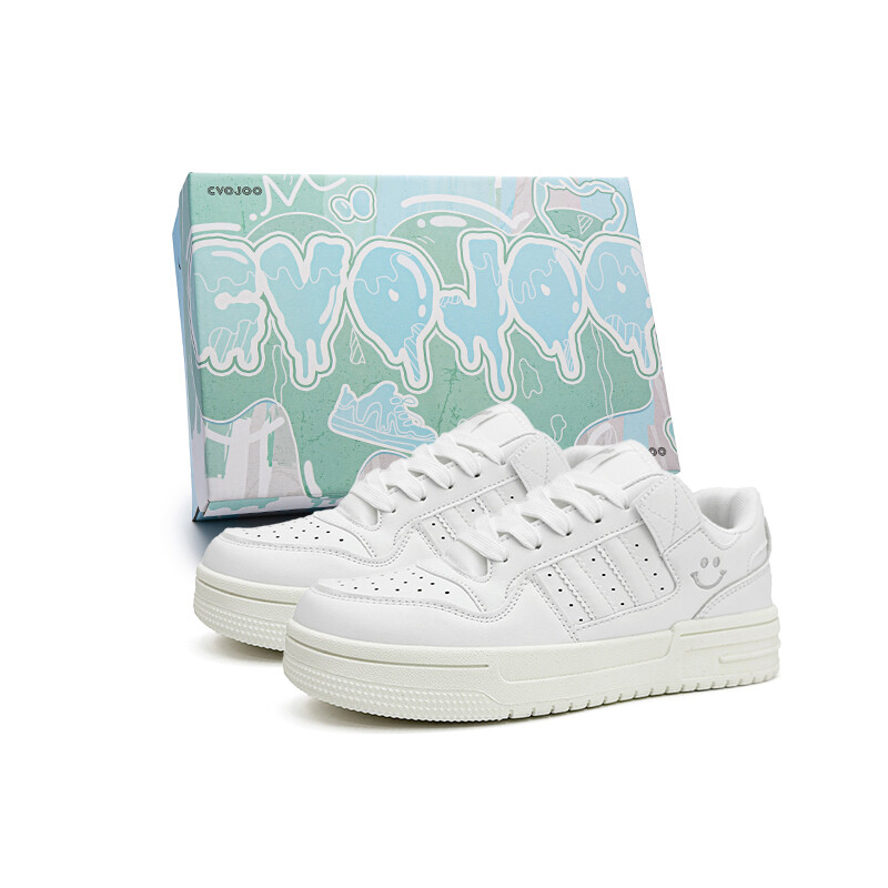 

Кроссовки CVOJOO Skateboarding Shoes Unisex Low-top White, белый