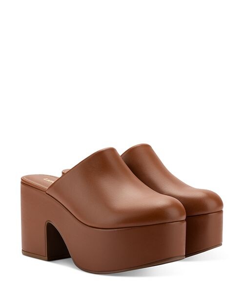 

Женские сабо на платформе мисо Larroudé, цвет Brown