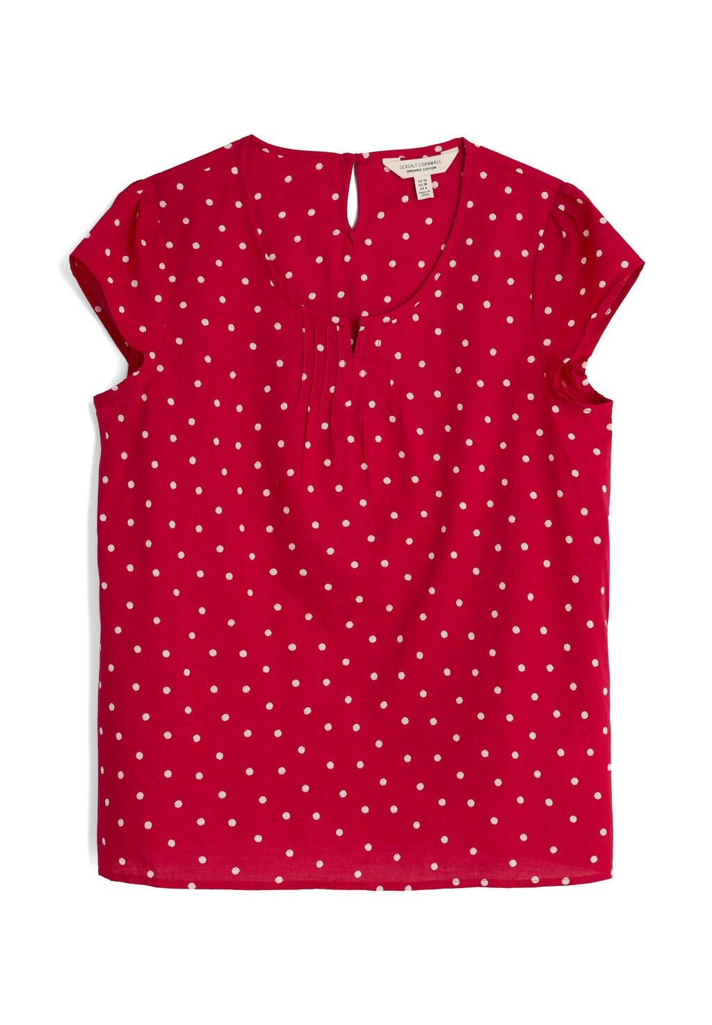 

Блуза GARDEN GATE SHORT SLEEVE Seasalt Cornwall, красный