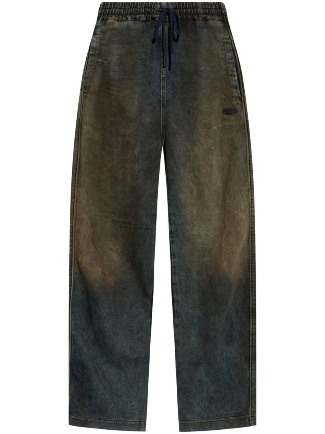 

Diesel спортивные штаны D-Martians с потертостями, синий