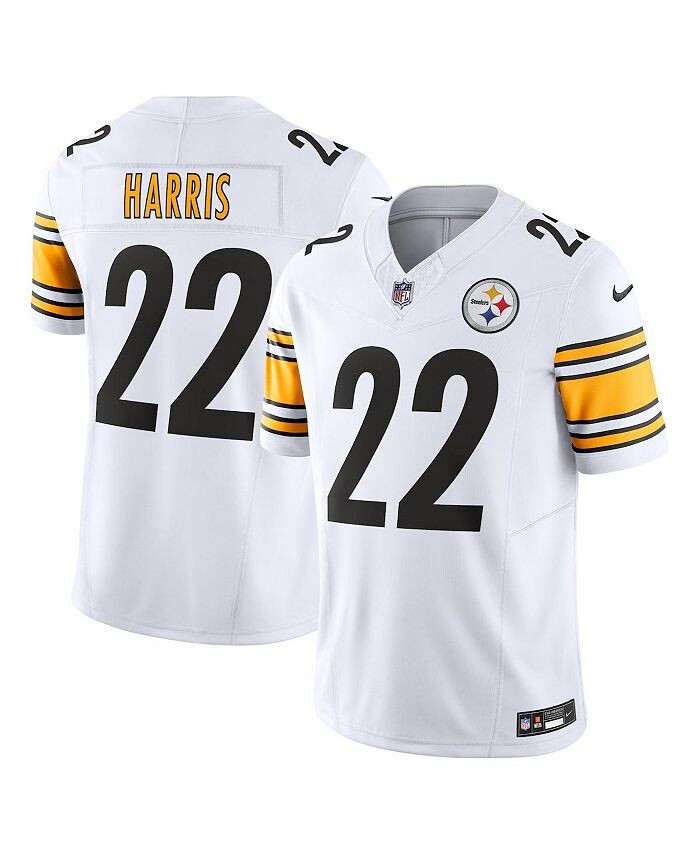 

Мужское джерси Najee Harris White Pittsburgh Steelers Vapor FUSE Limited Nike, белый
