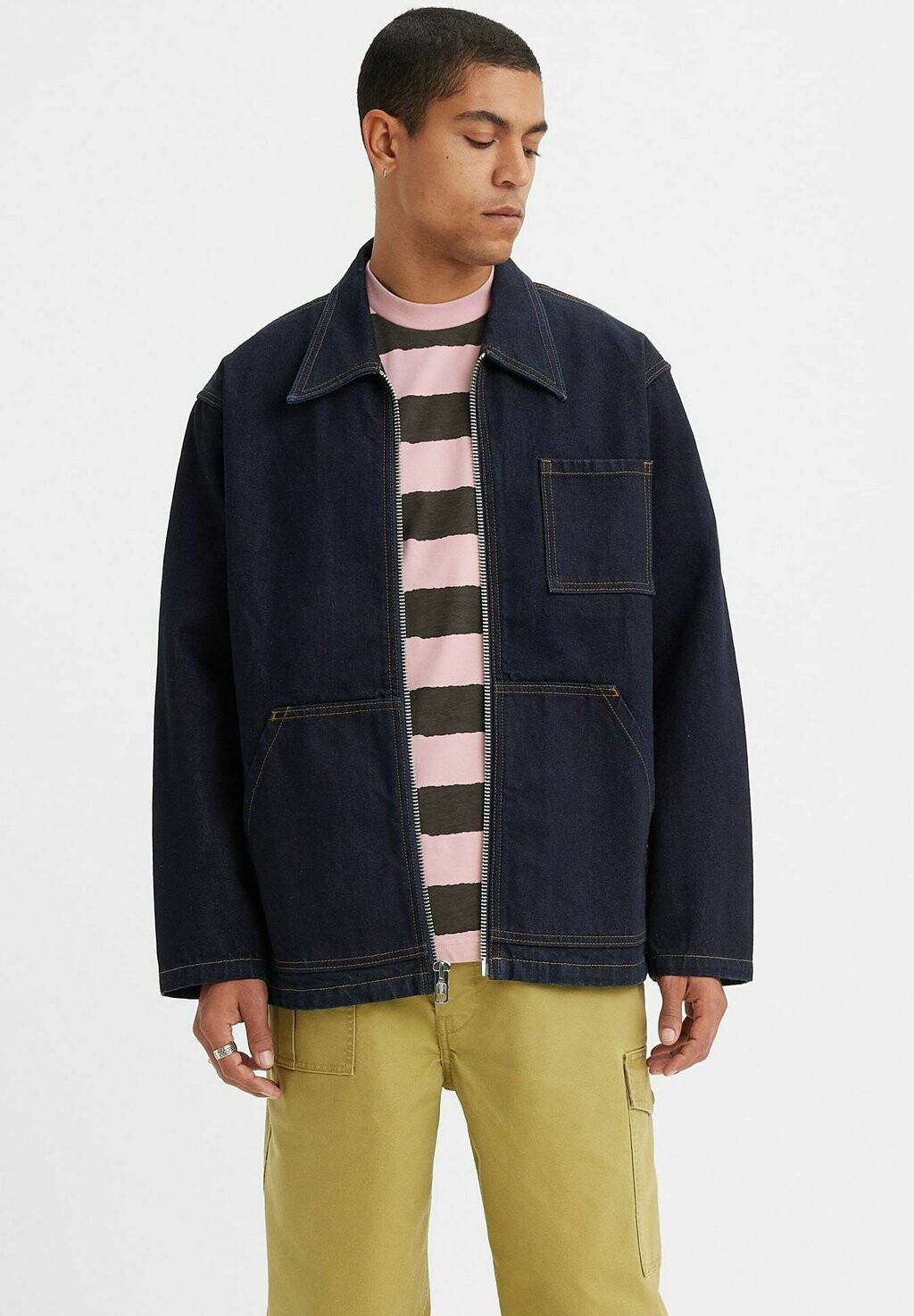 

Джинсовая куртка Levi's SKATE, цвет garage jacket rinse