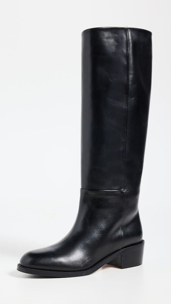 

Ботинки Aquazzura Sellier Flat, черный