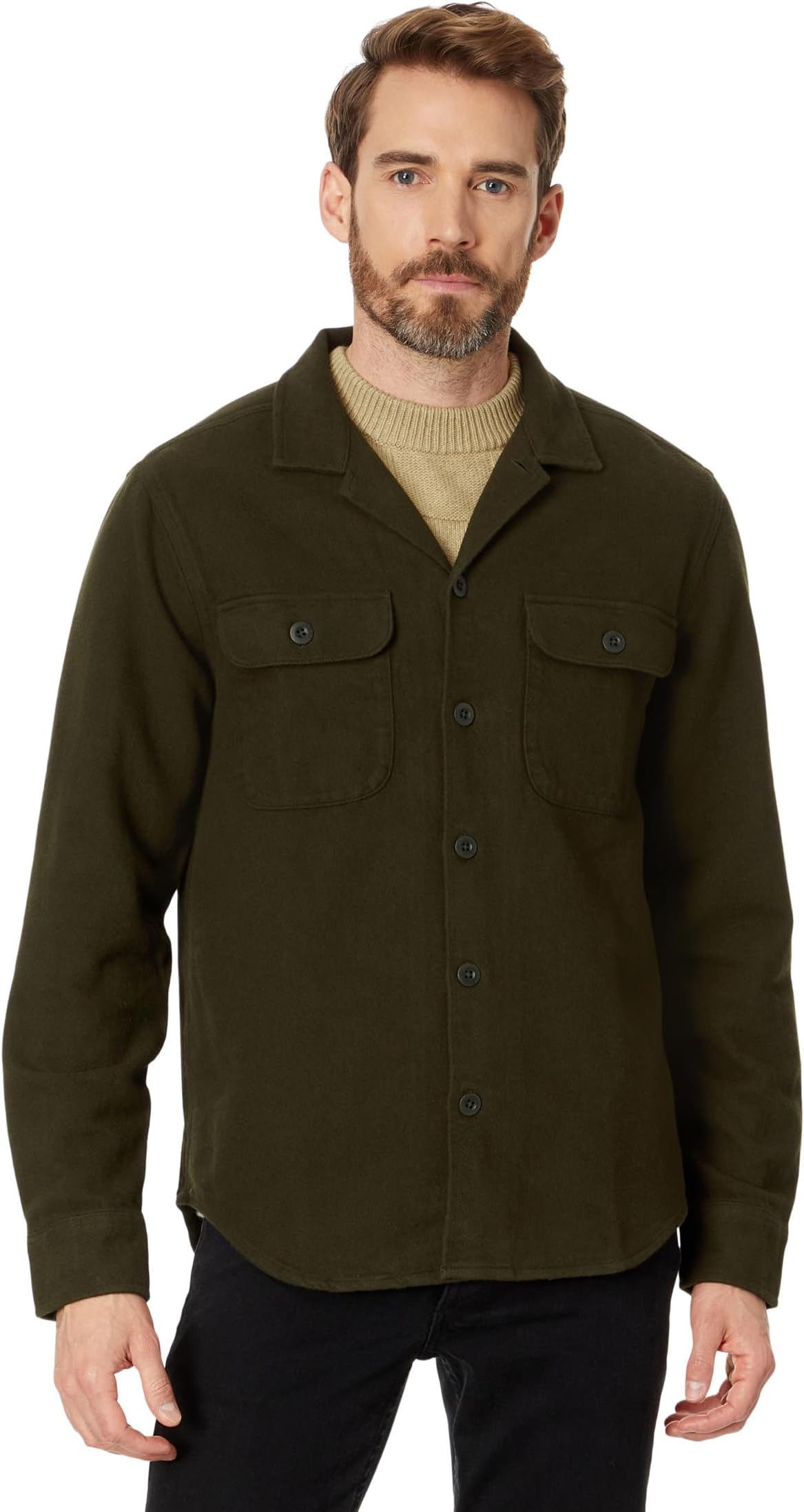 

Куртка Brushed Flannel Easy Shirt-Jacket Madewell, цвет Dried Olive