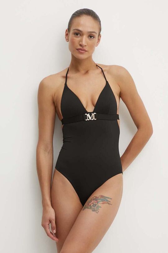 

Цельный купальник Max Mara Beachwear, черный