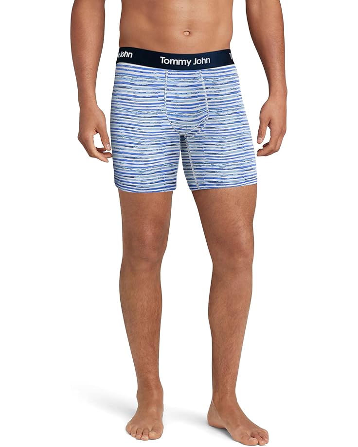 

Боксеры Tommy John Second Skin Mid-Length Brief 6", синий