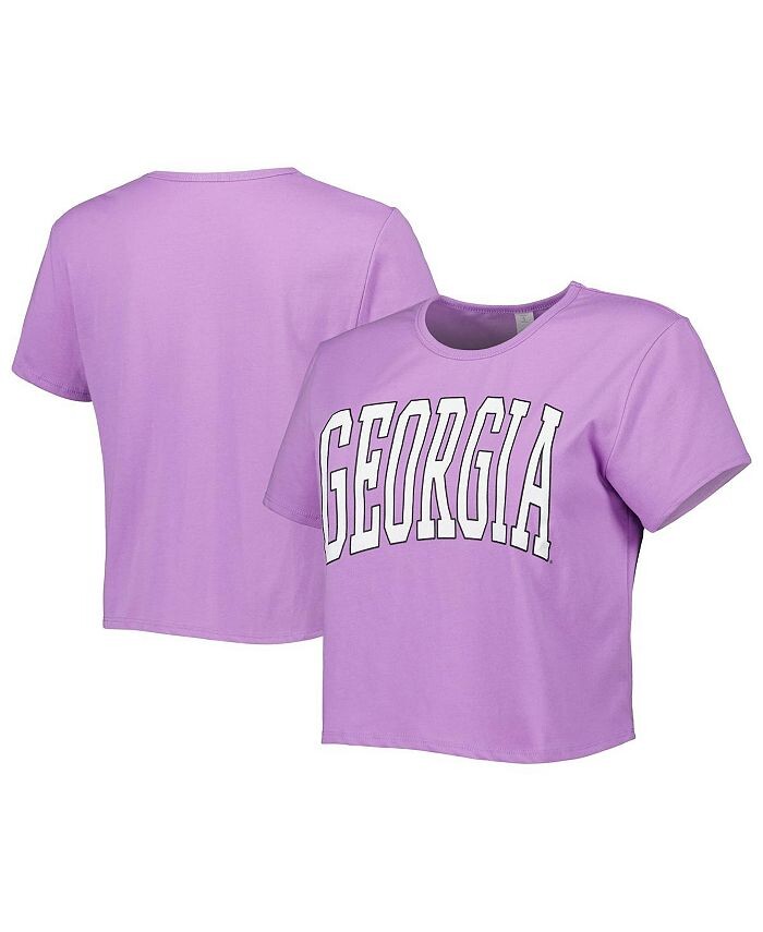 

Женская фиолетовая укороченная футболка Georgia Bulldogs Core Fashion ZooZatz, фиолетовый
