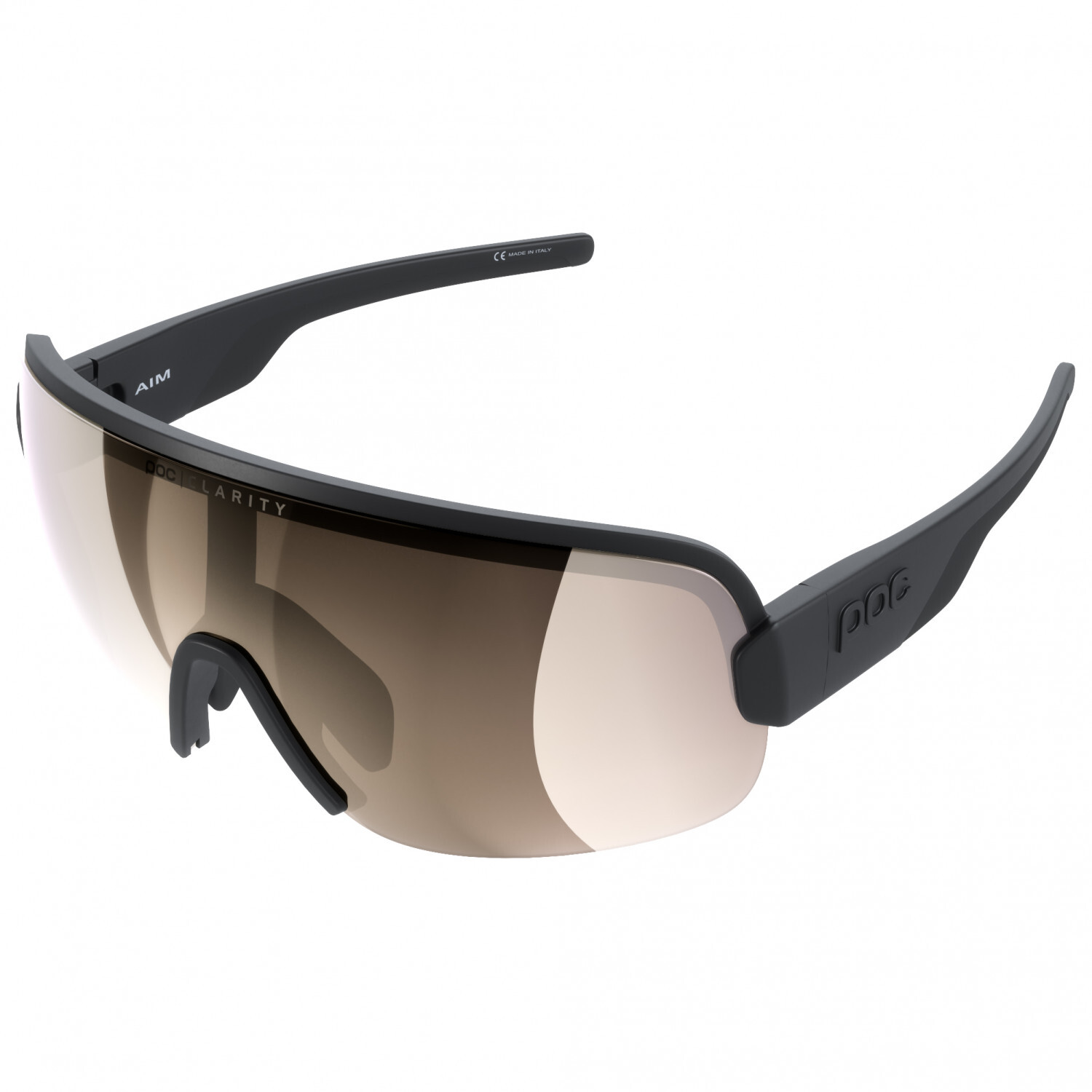 

Велосипедные очки Poc Aim Mirror Cat 2, цвет Uranium Black