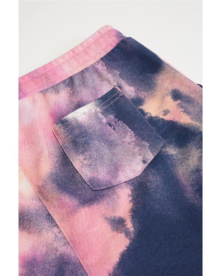 

Шорты Roxy We Choose Fleece Shorts, цвет Pink Guava Water Tie-Dye
