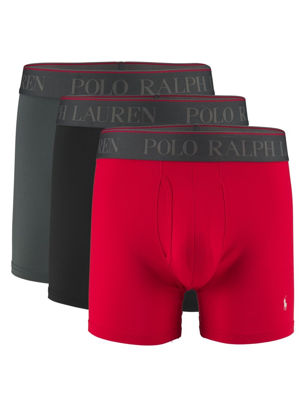 

Комплект из 3 трусов-боксеров Polo Ralph Lauren, красный