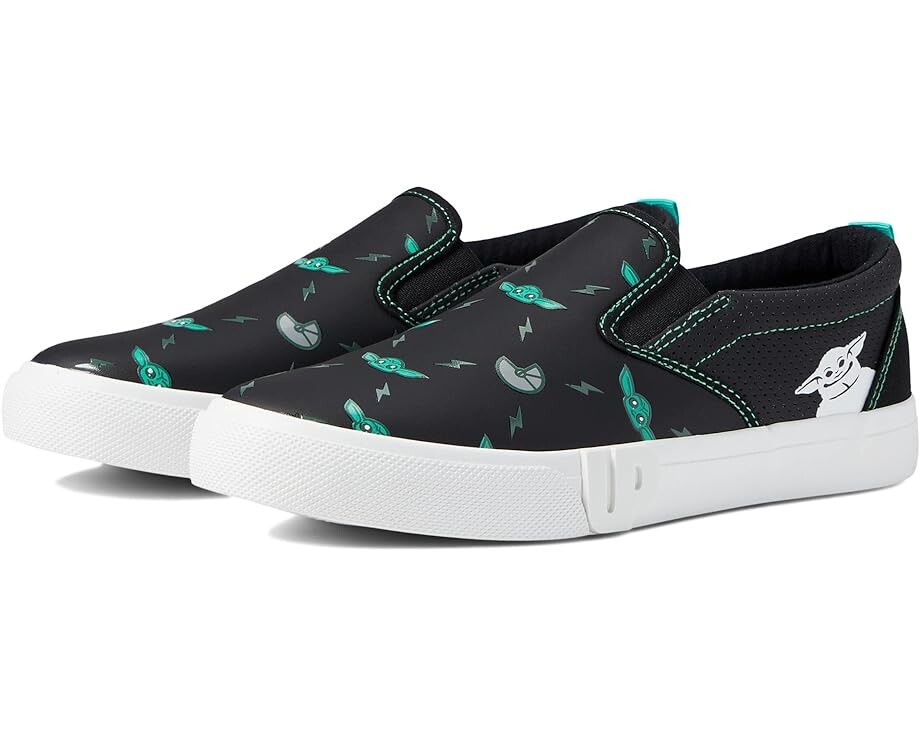 

Кроссовки Ground Up Grogu All Over Print Slip-On, черный