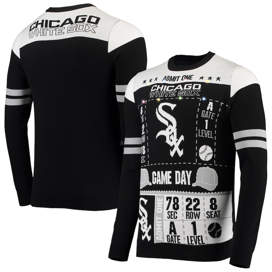 

Свитер FOCO Chicago White Sox, черный