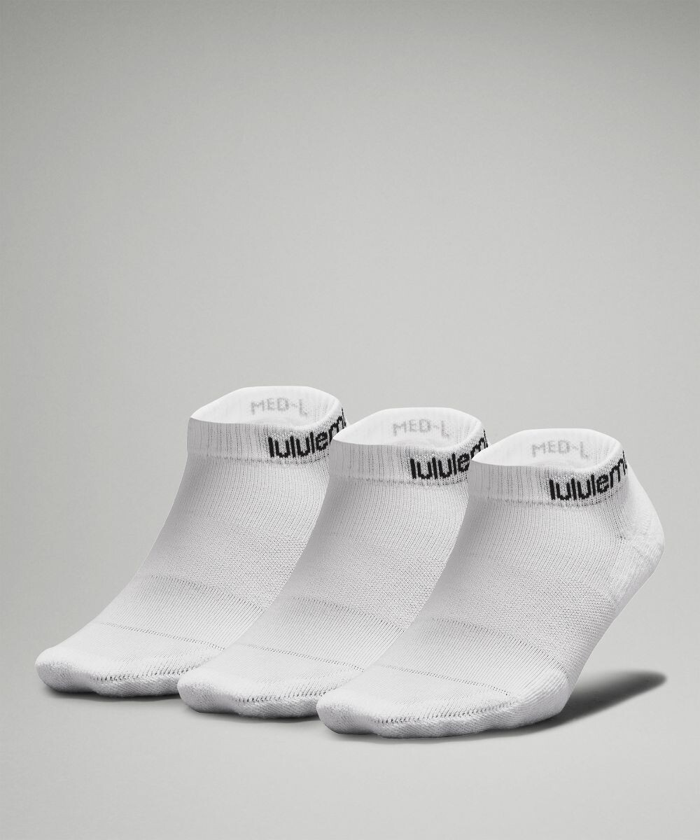 

Женские носки до щиколотки на каждый день Stride Comfort 3 шт Lululemon, белый
