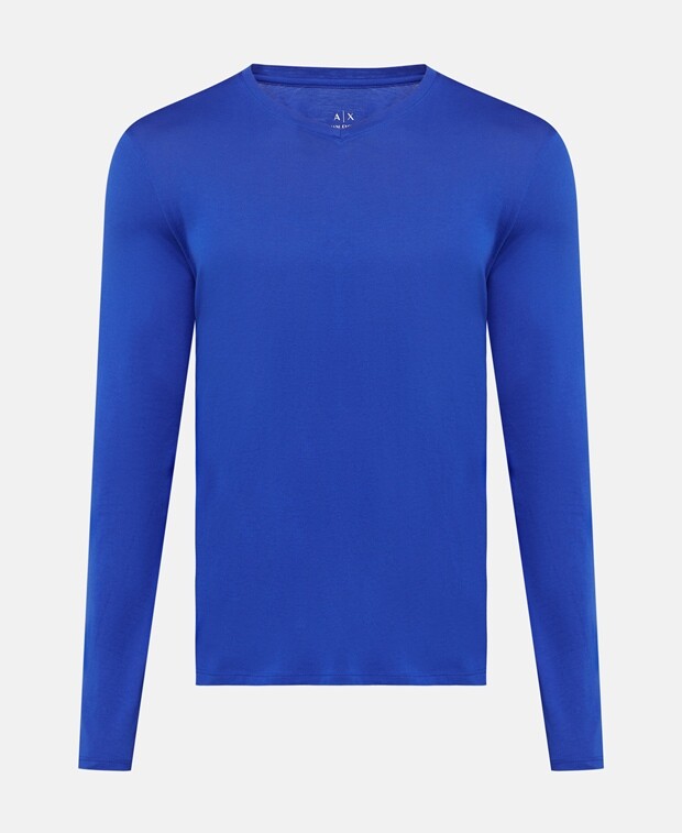 

Джемпер с длинными рукавами Armani Exchange, цвет Royal Blue