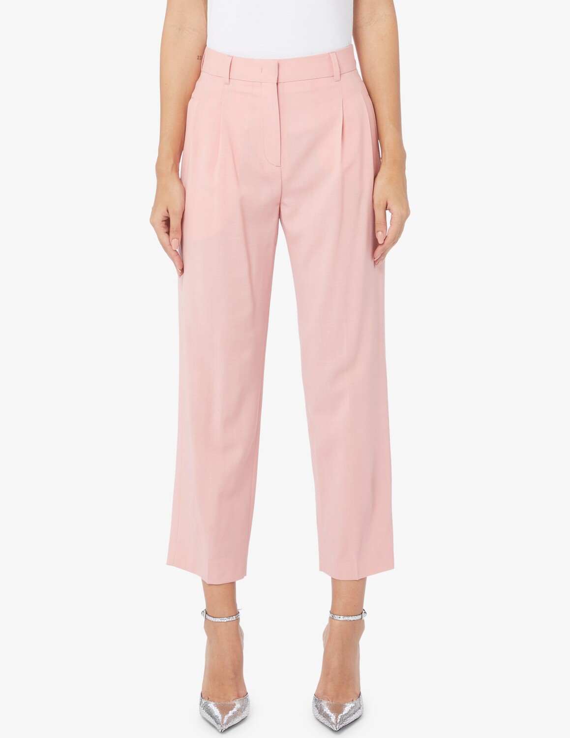 

Шерстяные брюки Paul Smith, розовый