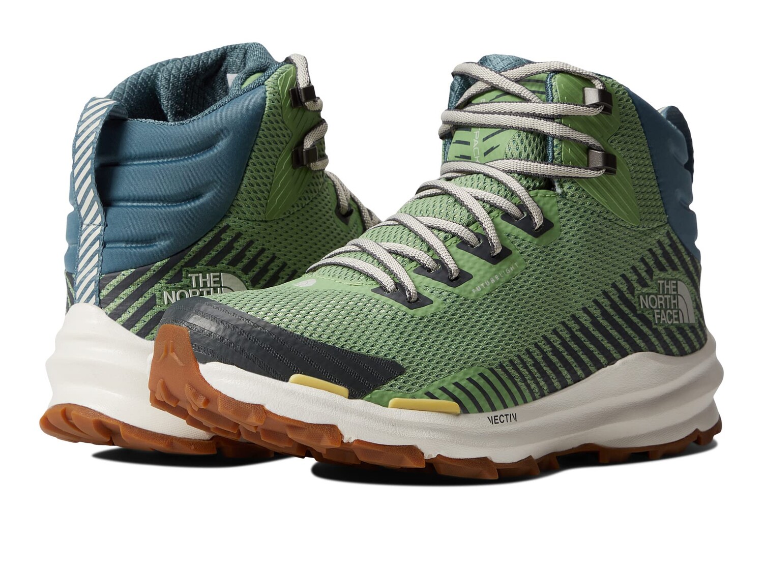 

Треккинговые ботинки The North Face Vectiv Fastpack Mid Futurelight, зеленый