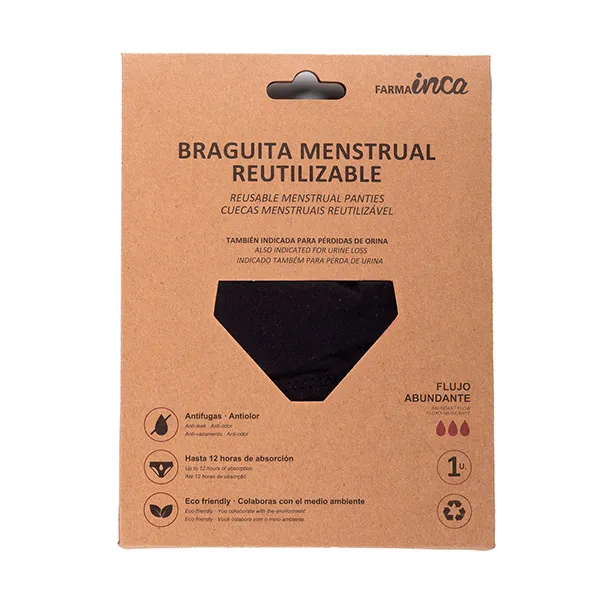 

Супер поглощение Bragas Menstruales Adulto Inca Farma, S