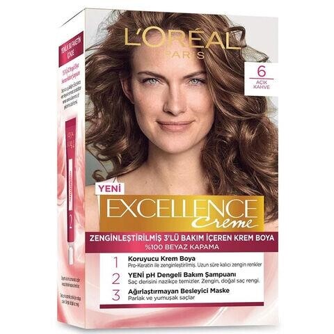 

Loreal Paris Excellence Creme 6 Светло-коричневый