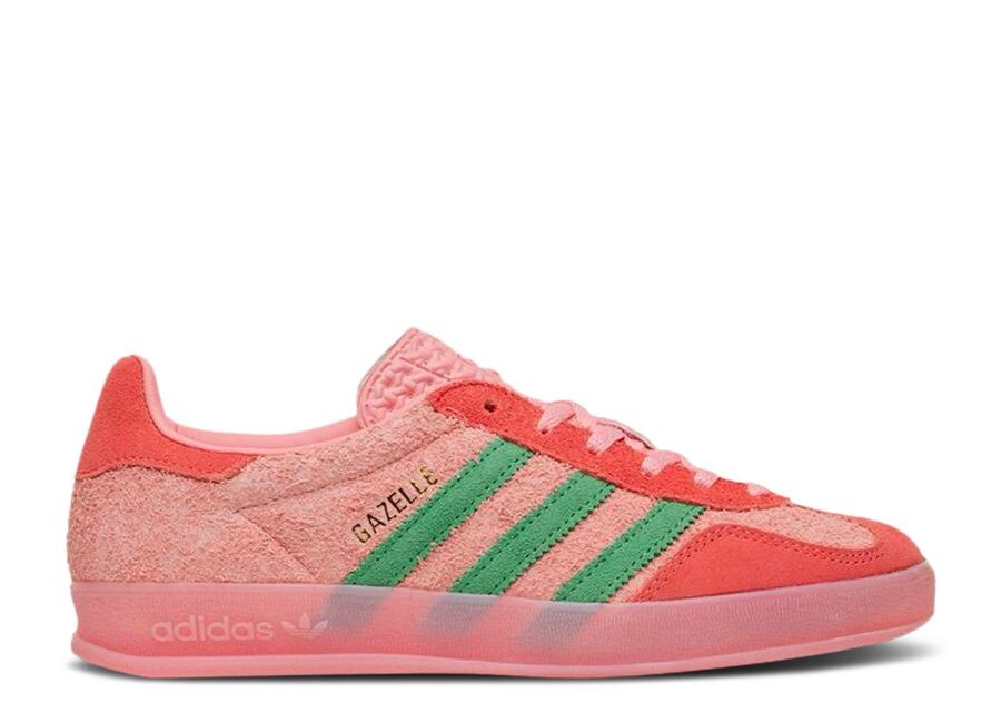 

Кроссовки adidas Wmns Gazelle Indoor, цвет Pink Spark Preloved Green