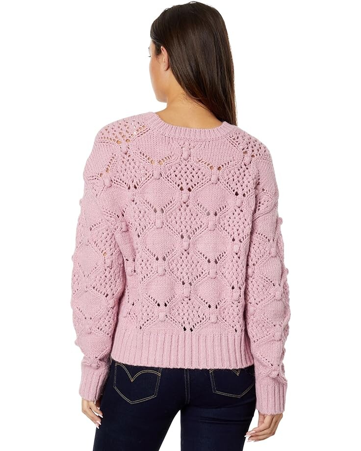 

Свитер Lucky Brand Open Stitch Pullover Sweater, цвет Lilas
